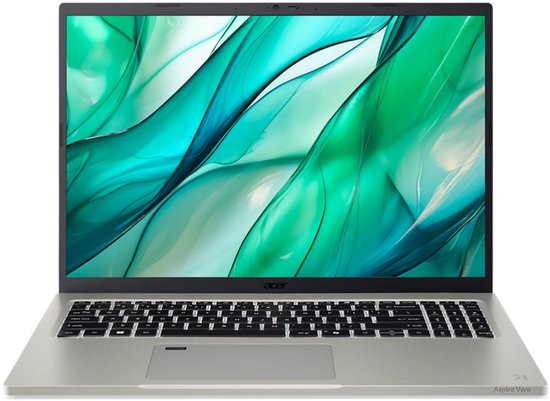 Acer Aspire AV16-51P-58KU Intel Core Ultra 5 125U Laptop 40,6 cm (16") WUXGA 8 GB LPDDR5x-SDRAM 512 GB SSD Wi-Fi 6 (802.11ax) Windows 11 Home Grijs