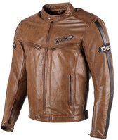 Veste moto D63 Homme 4 saisons Cognac/ Marron S Homologuée CE par MOTOBLOUZ