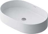 AM.PM Func - Lavabo - 51x35 cm - Porcelaine vitrifiée - Wit