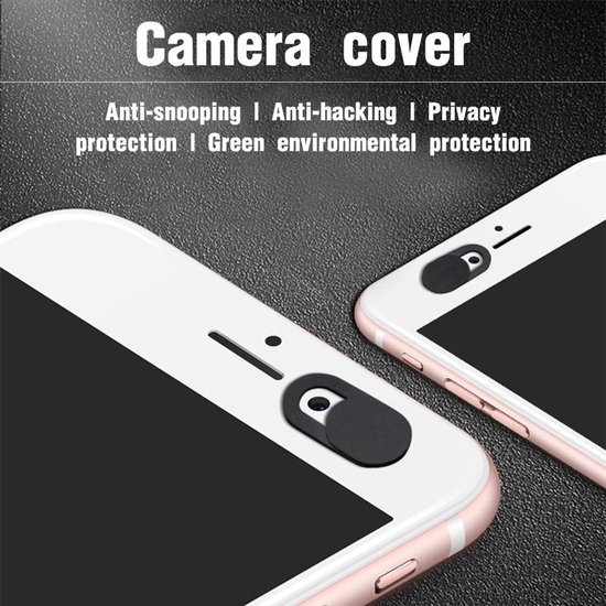 HEQ [8 stuks webcamcover, cameraafdekking, camera-slider HEQ [8 stuks webcamcover, cameraafdekking, camera-slider