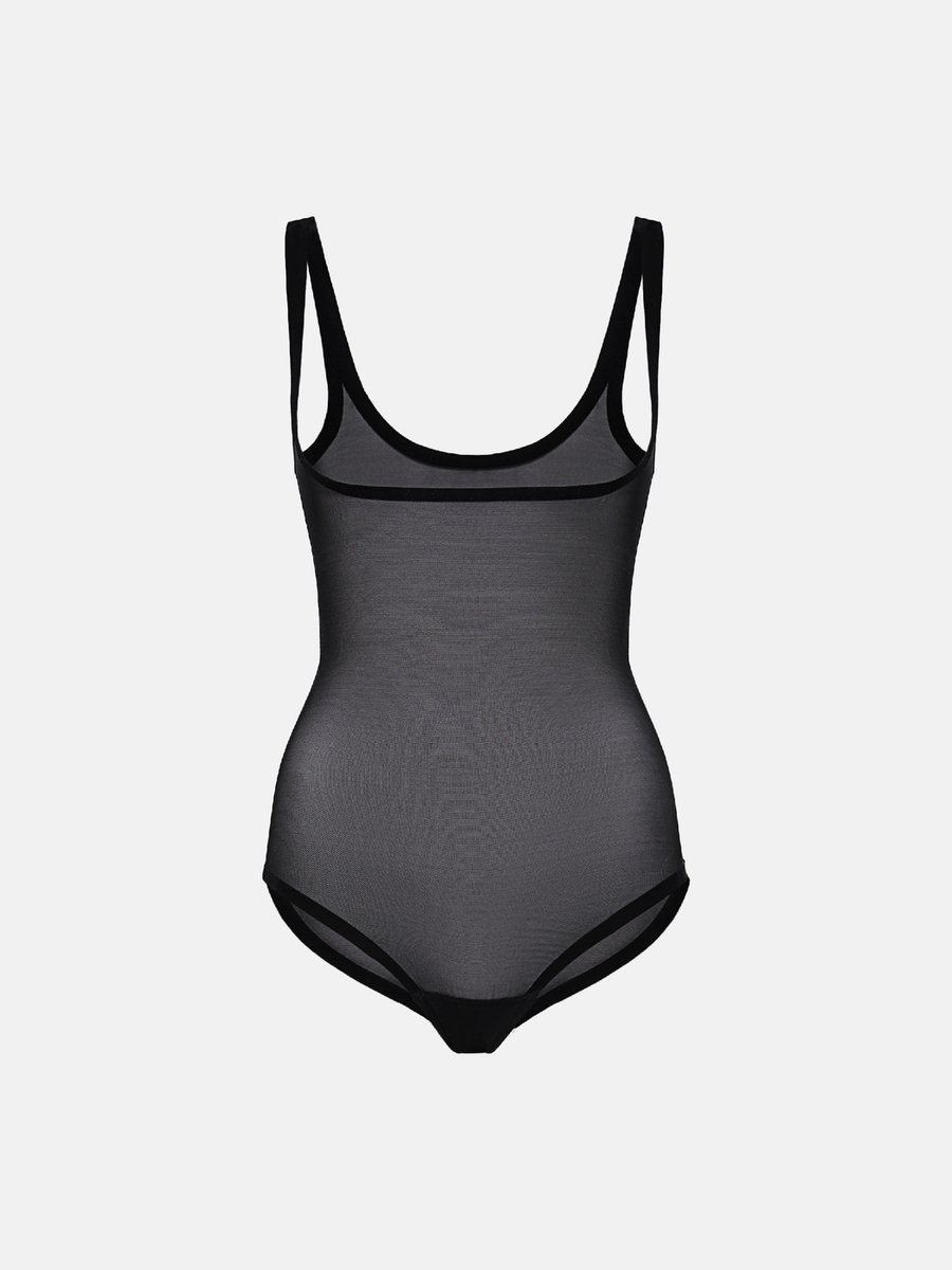 WOLFORD - Tulle Forming Body - NOS Tulle - Dames Onderbroek - zwart
