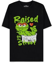 Sesame Street - Grouch Heren T-shirt - XL - Zwart