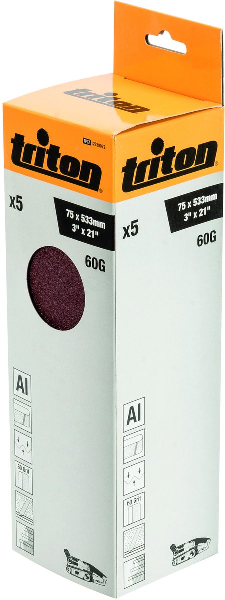 Triton Schuurbanden - 75 x 533 - korrel 60 - 5 stuks