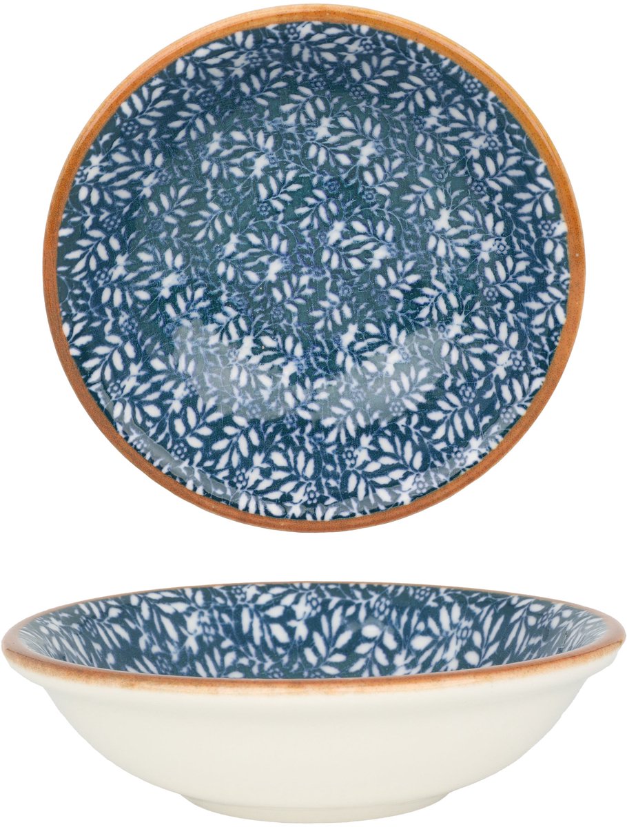 Bonna Serveerschaal - Lupin - Porselein - 13 cm (220cc) - set van 2