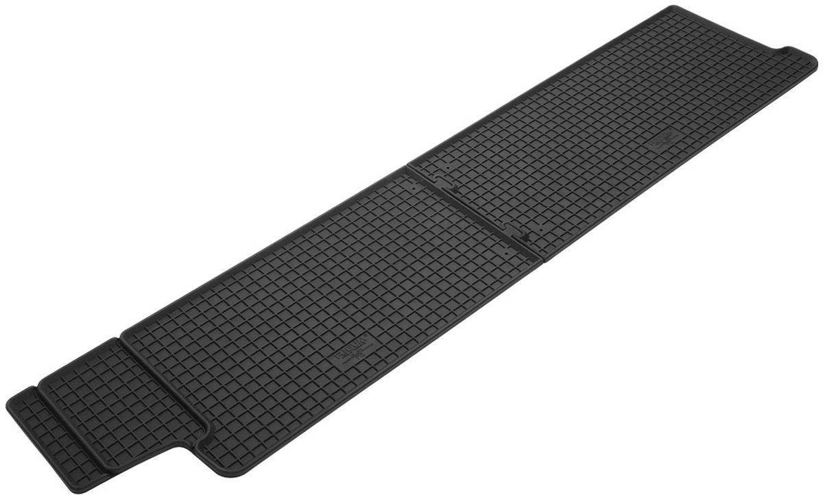 Automatten voor 3e zitrij Volkswagen T5 Transporter, Caravelle, T6 Transporter, Caravelle, T6.1 Caravelle,Transporter (vanaf 2003) - 4-delig - Rubber