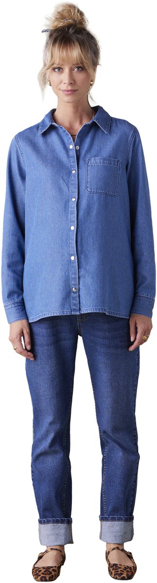 ENVIE DE FRAISE Zwangerschapsblouse van spijkerstof ENVIE DE FRAISE
