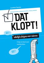 Professioneel communiceren, tips & tricks 1 - Dat klopt!
