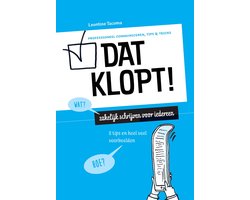 Omslag van Professioneel communiceren, tips & tricks 1 - Dat klopt!