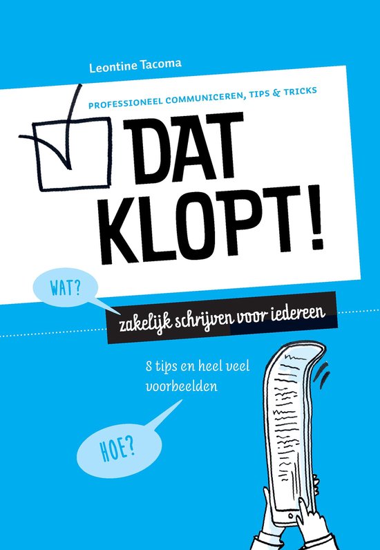 Professioneel communiceren, tips & tricks 1 - Dat klopt! - cover