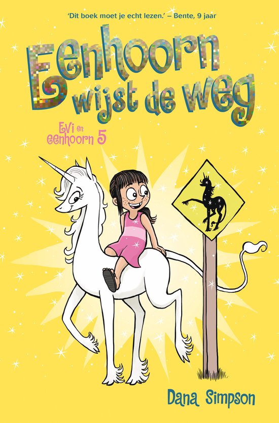 Evi en eenhoorn 5 - Eenhoorn wijst de weg - cover
