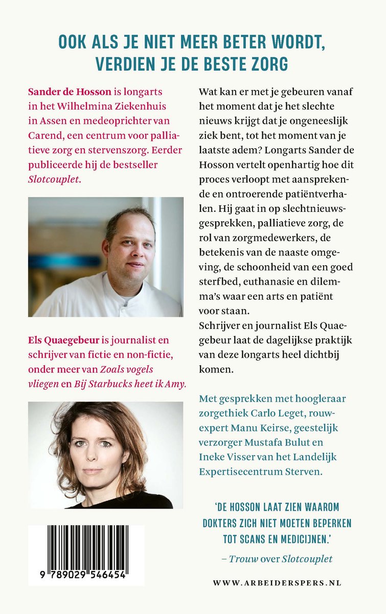 Leven toevoegen aan de dagen - back cover