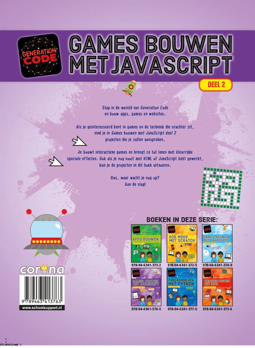 Generation code - Games bouwen met JavaScript 2 | 9789463413763 | Max ...