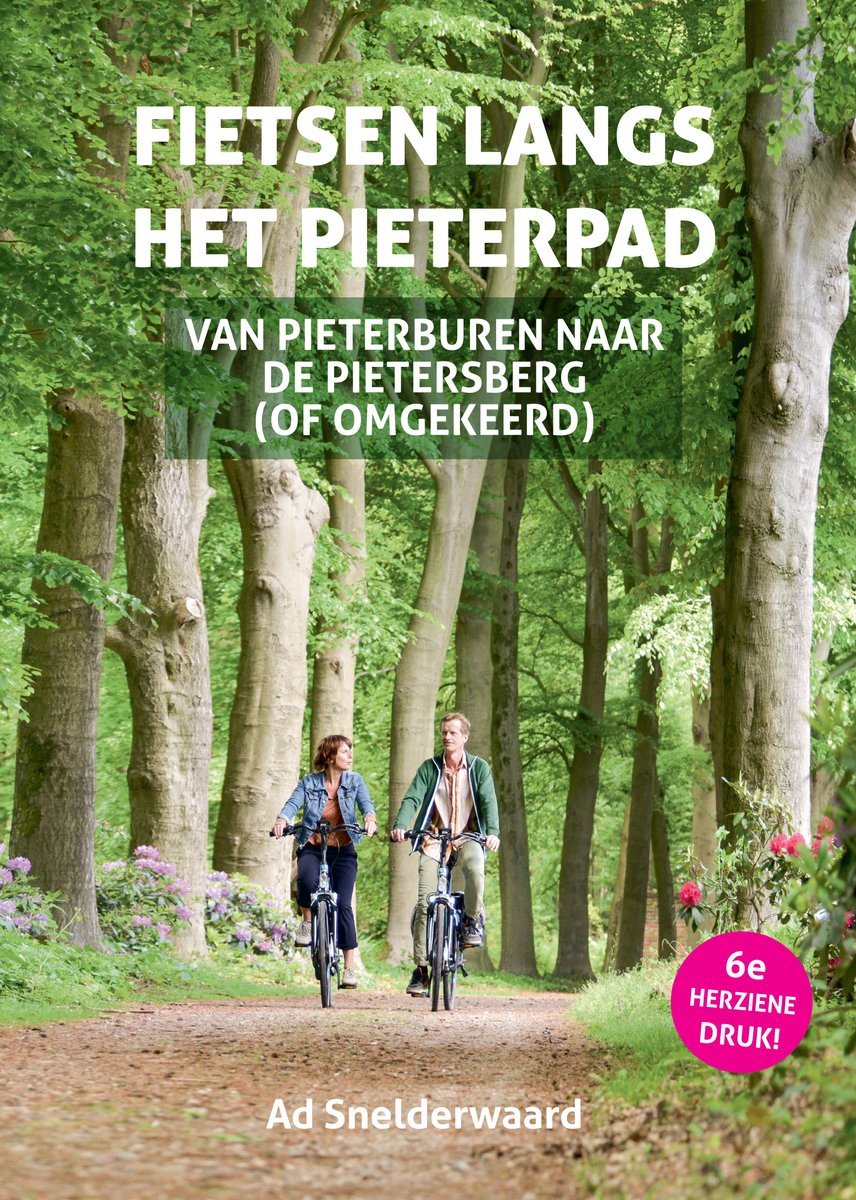 Omslag van Fietsen langs het Pieterpad