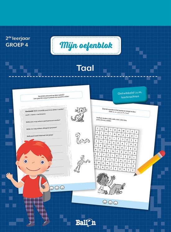 Mijn oefenblok 0 - Taal 2de leerjaar - groep 4 - cover