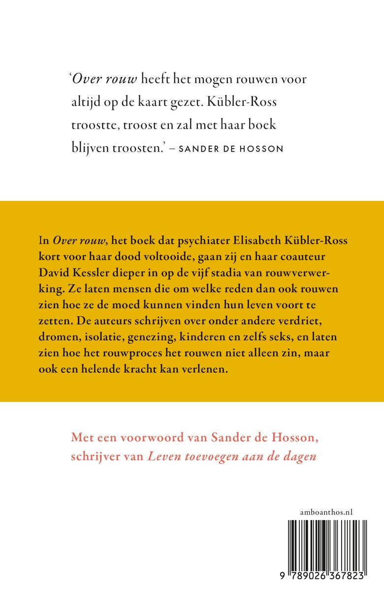 Over rouw - back cover