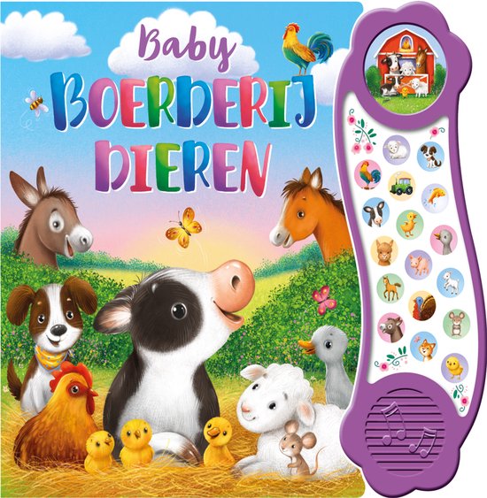 Geluidenboek Baby Boerderijdieren - cover