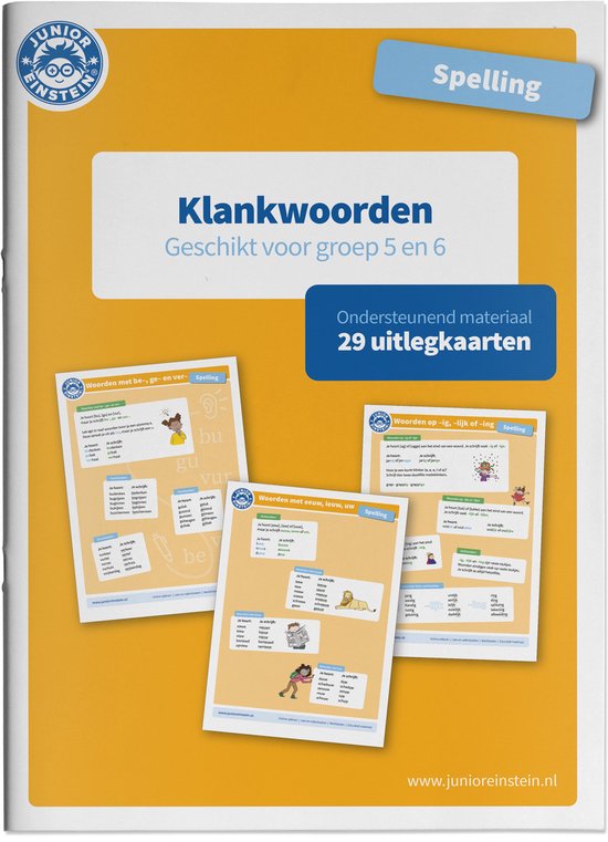 Spelling Klankwoorden geschikt voor groep 5 en 6 - cover