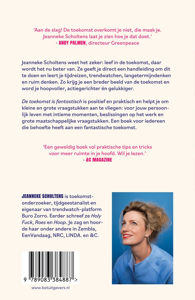 De toekomst is fantastisch - back cover