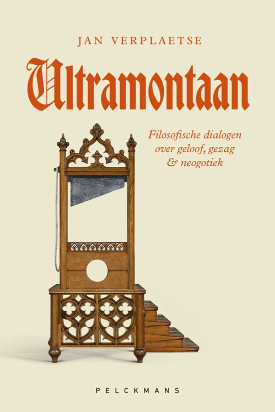 Boekcover met de titel Ultramontaan, met een illustratie van een guillotine.