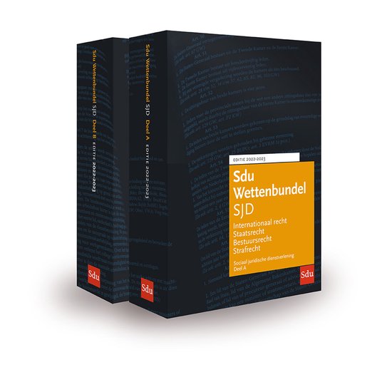 Educatieve wettenverzameling - Sdu Wettenbundel Sociaal Juri ... - cover