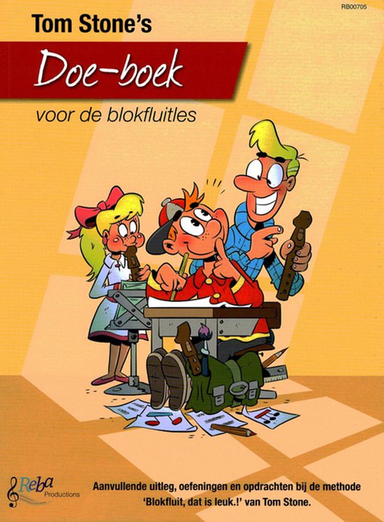 Tom Stone s doe-boek voor de blokfluitles - cover