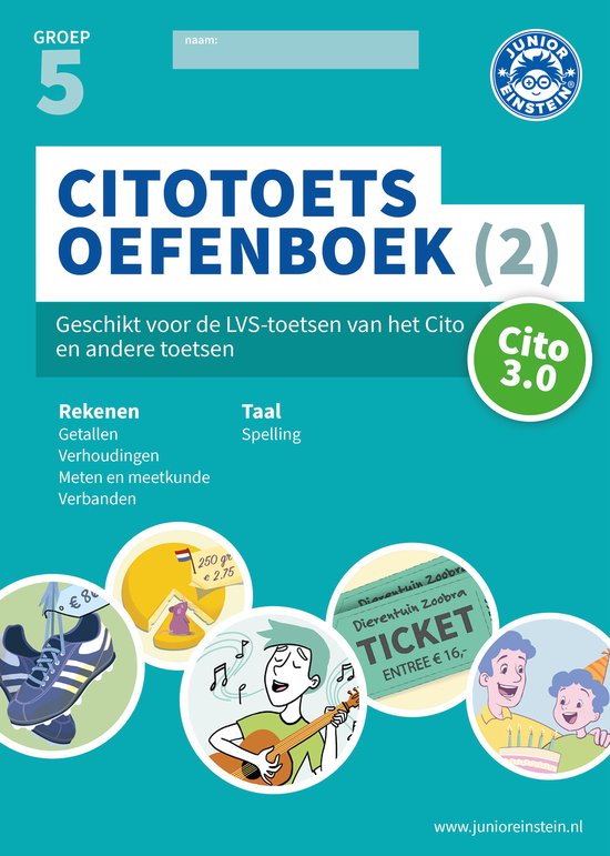 Deel 2 - Citotoets Oefenboek deel 2 groep 5 - cover