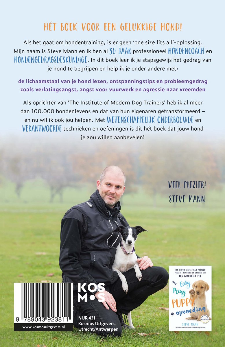 Easy Peasy honden opvoeding - back cover