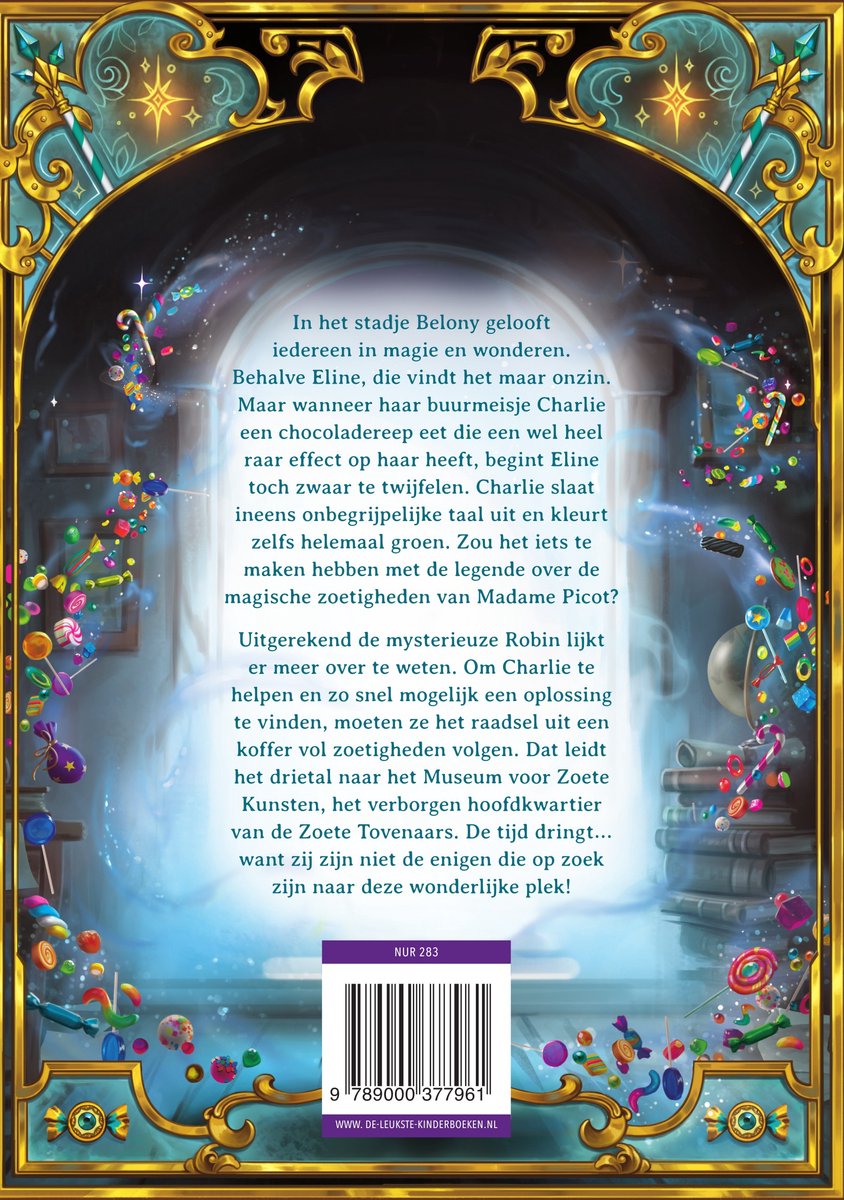 De Zoete Tovenaars 1 - De zoete Tovenaars - Het magische verbond - back cover