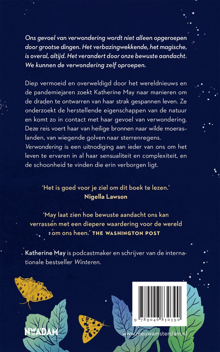 Verwondering - back cover
