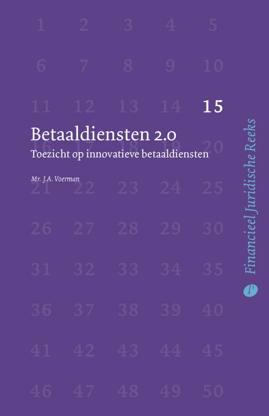Financieel Juridische Reeks 15 - Betaaldiensten 2.0 - cover