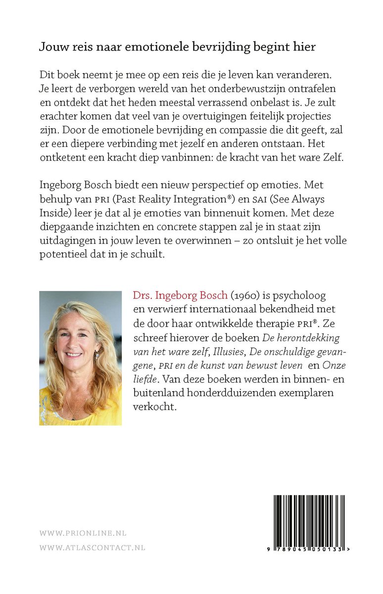 Emotionele bevrijding - back cover