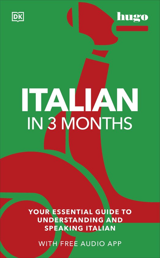 DK Hugo in 3 Months Language Learning Courses- Italian in 3  ... - cover