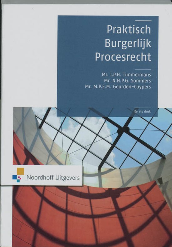 Praktisch burgerlijk procesrecht - cover