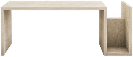 Memo Table basse | 100 % MÉLAMINE | Travertin - Asir Group - Tables basses rectangulaires - Beige - Panneaux de particules - Tables basses rectangulaires