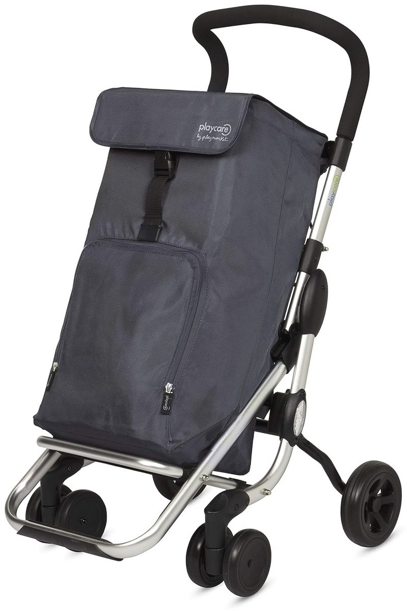 Opvouwbare Boodschappentrolley met Zwenkwielen - Ergonomische Oplossing voor Ouderen
