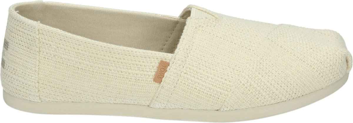 TOMS Shoes - ALPARGATA CLASSIC - Instappers - Kleur: Wit/beige - Maat: 42