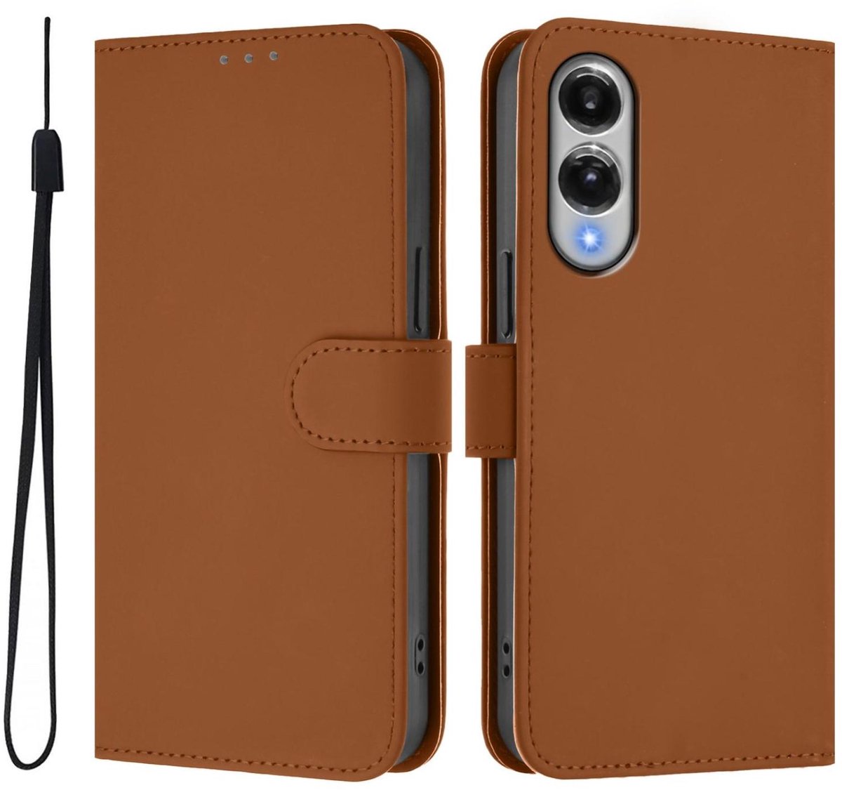 Mobigear Telefoonhoesje geschikt voor Samsung Galaxy S25 Edge Hoesje | Mobigear Urban Wallet Bookcase Portemonnee | Pasjeshouder voor 3 Pasjes | Telefoonhoesje voor Pinpas / OV Kaart / Rijbewijs - Bruin