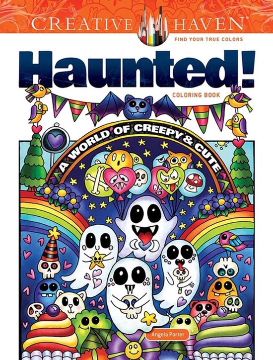 Adult Coloring Books: Holidays & Celebrations- Creative Haven Haunted! Coloring Book