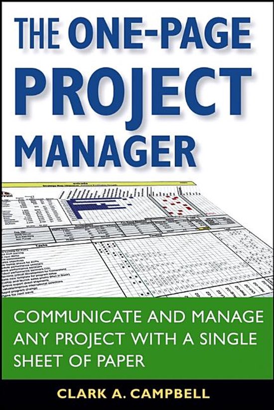 The One-Page Project Manager - cover