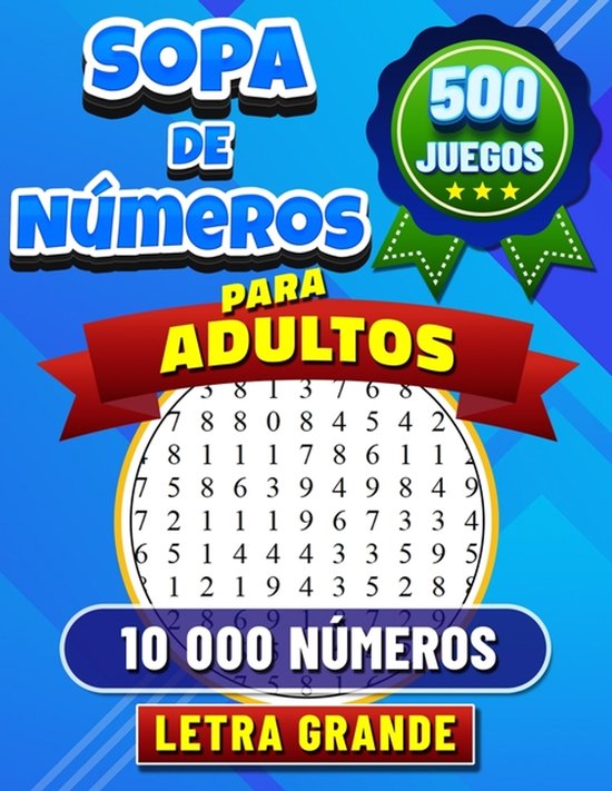 500 Sopa de Números para Adultos - cover