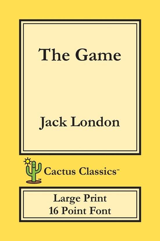 Cactus Classics Large Print-The Game (Cactus Classics Large  ... - cover