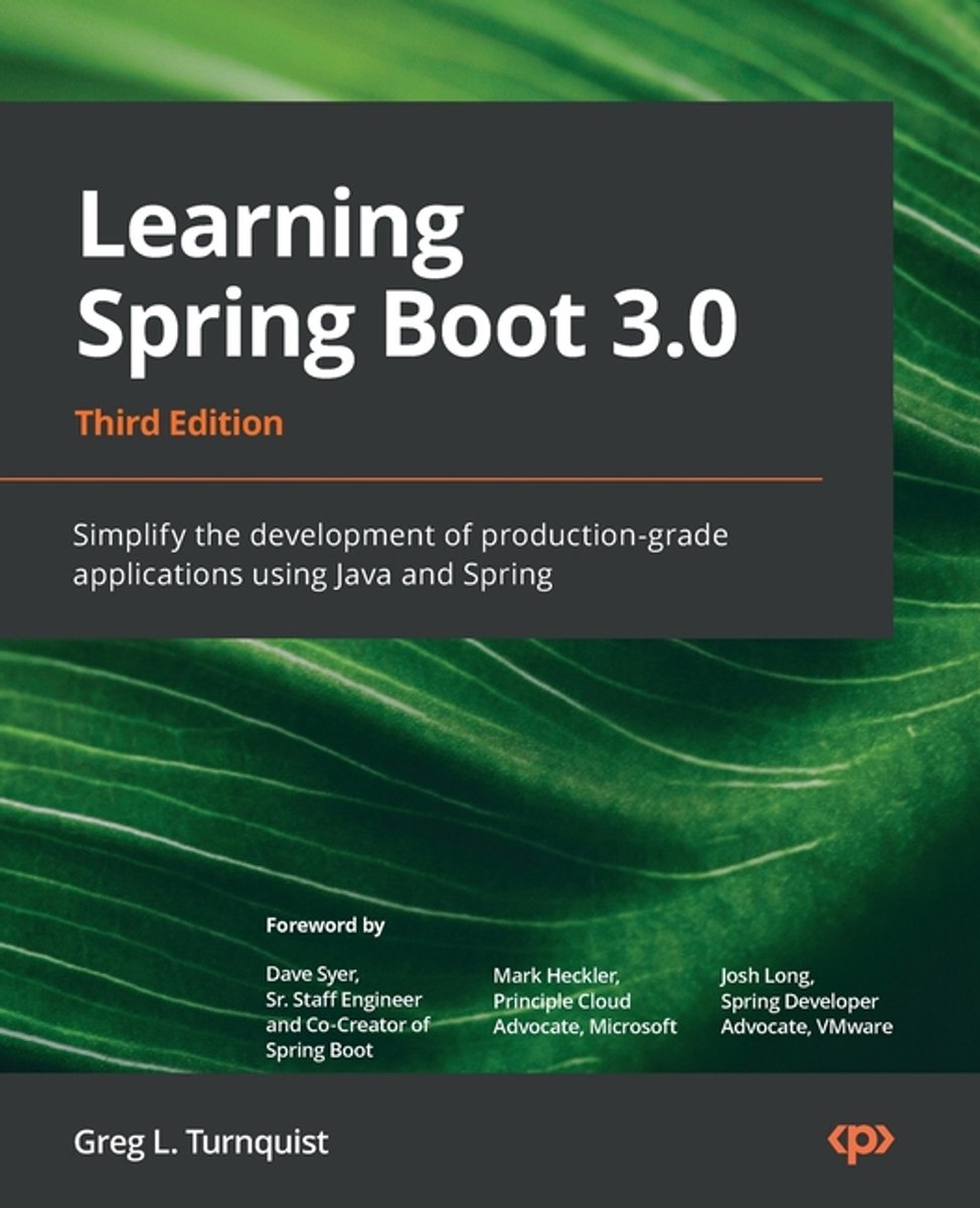 Omslag van Learning Spring Boot 3.0