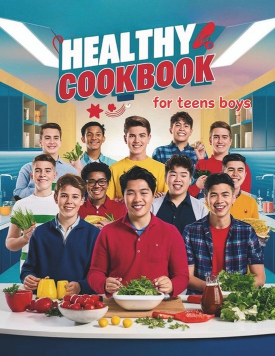 Healthy Cookbook for Teen Boys - cover