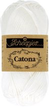 Scheepjes Catona 50 gram - 106 Snow White