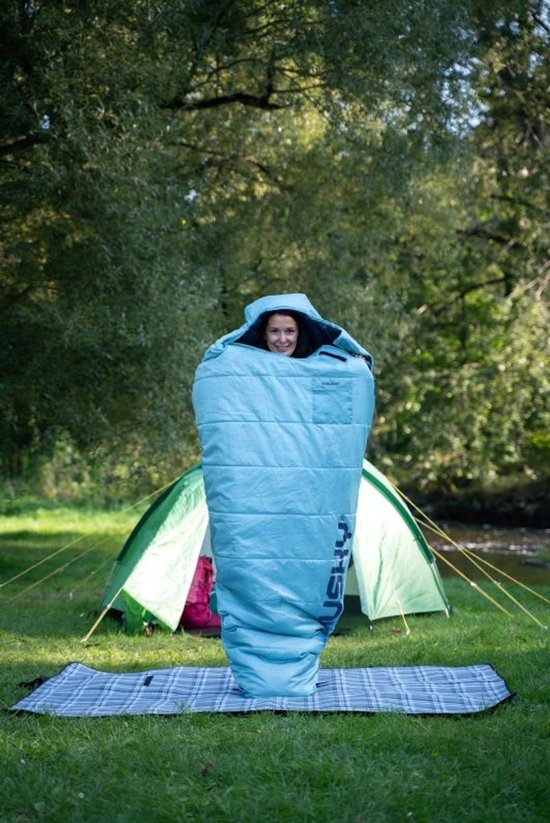 Husky mummyslaapzak Majesty voor dames 2024 -10°C - 200 cm - Licht Blauw van Husky — afbeelding 2