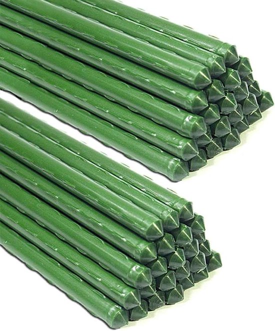 Novatool 100x Bamboestokken 50 cm x 5 mm I Naturel I Plantenstokken Klimhulp Bamboe Stok Bamboestokken Bamboestang Plantensteun Bamboestok Plant