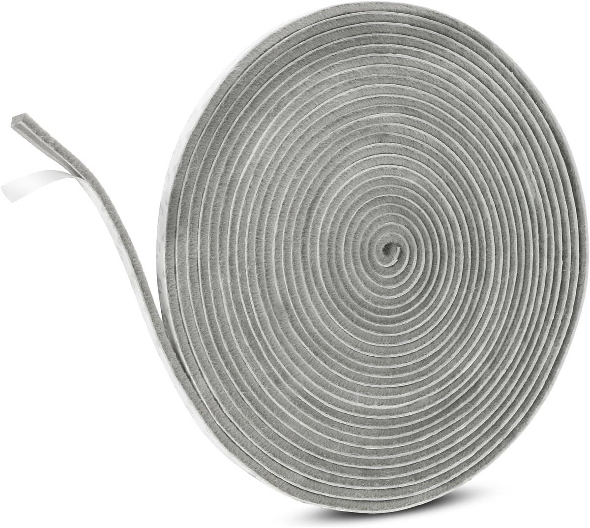 Zelfklevende Borstelafdichting 9 mm x 5 mm x 10 m - Winddicht en Geluidsisolerend