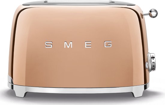 SMEG TSF01RGEU - Broodrooster - Roségoud - 2x2 - 950W - 6 niveaus