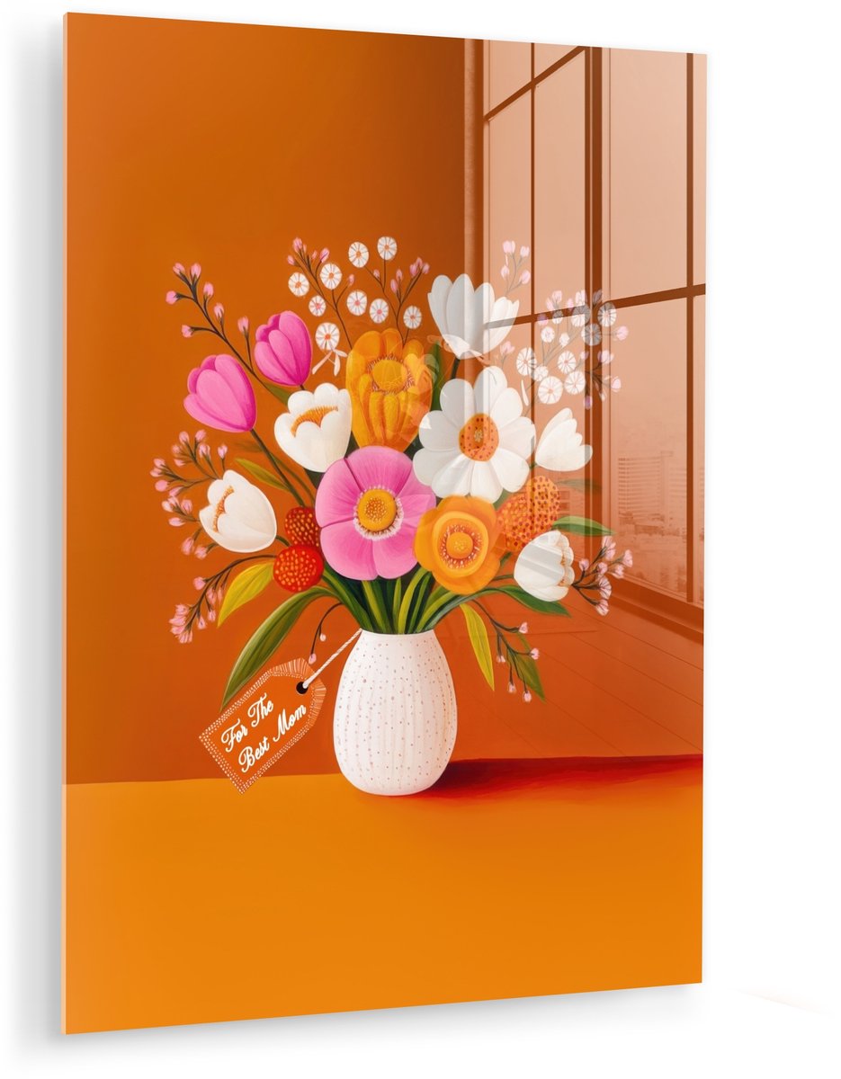 Vaas - Bloemen - Oranje