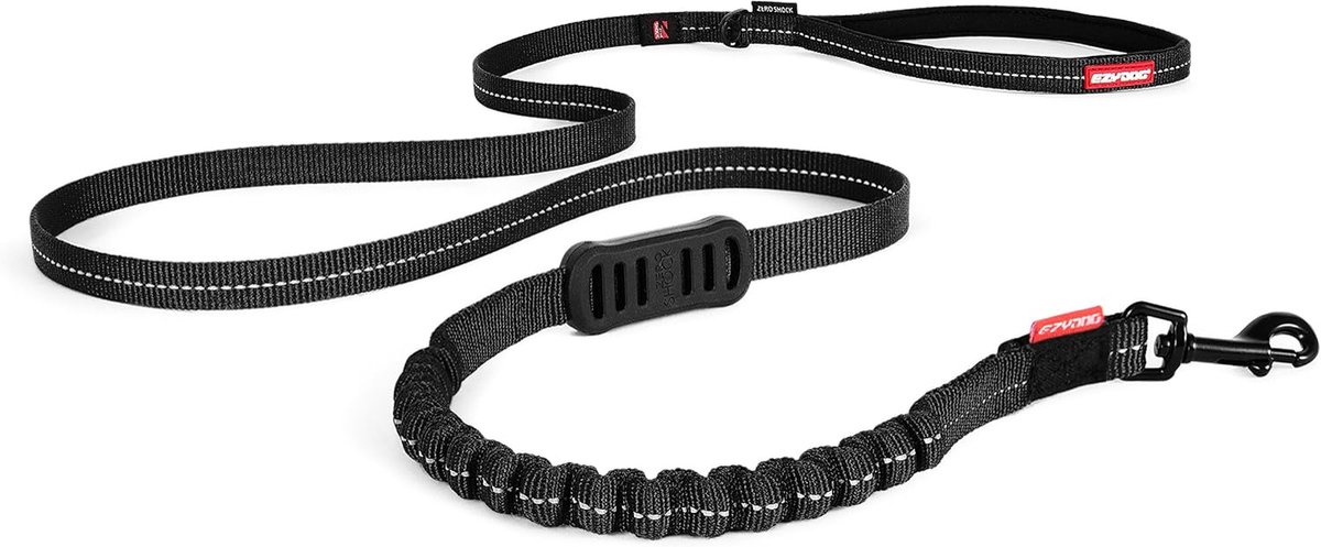 Zero Shock Hond Lead voor Kleine Honden - 121,9 cm, Zwart